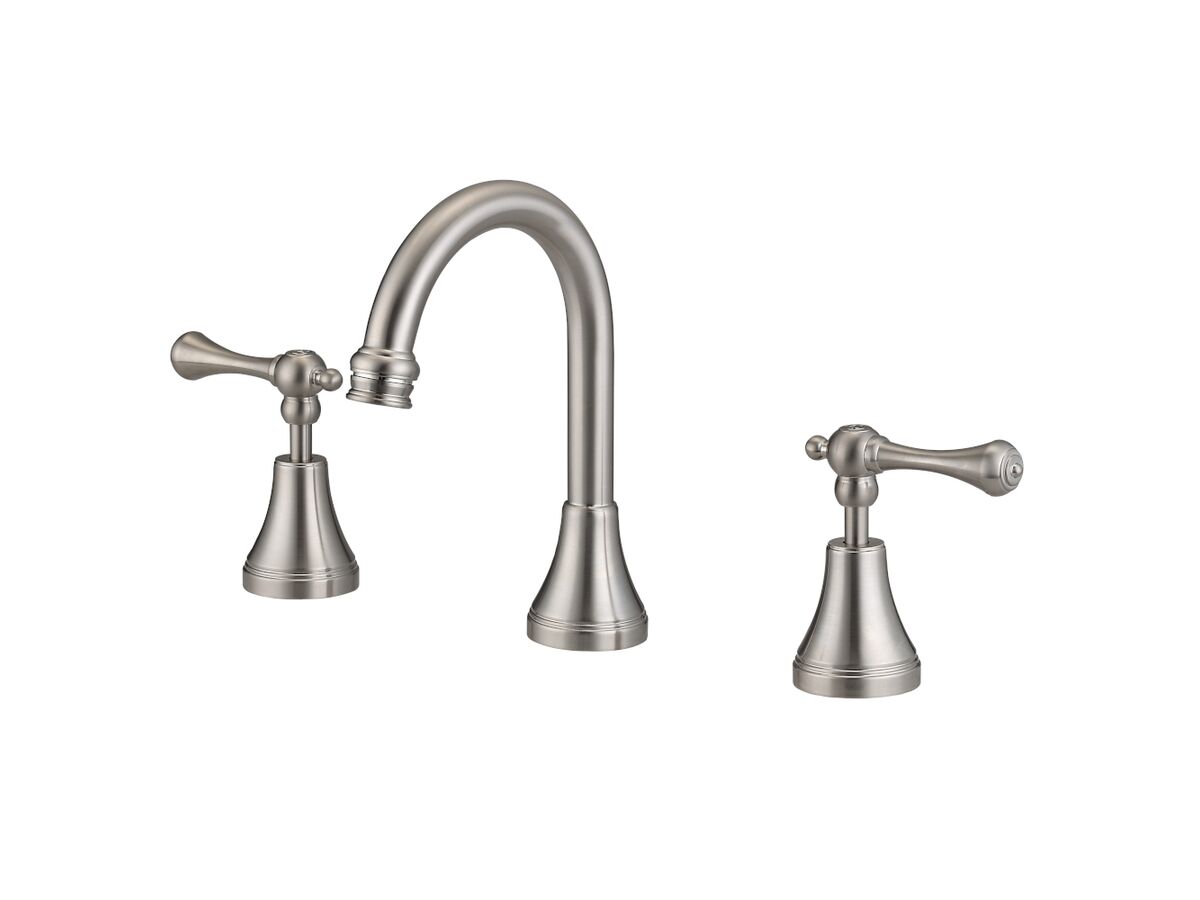 reece Kado Era Basin Set Swivel Lever Handle Brushed Nickel (5 Star)