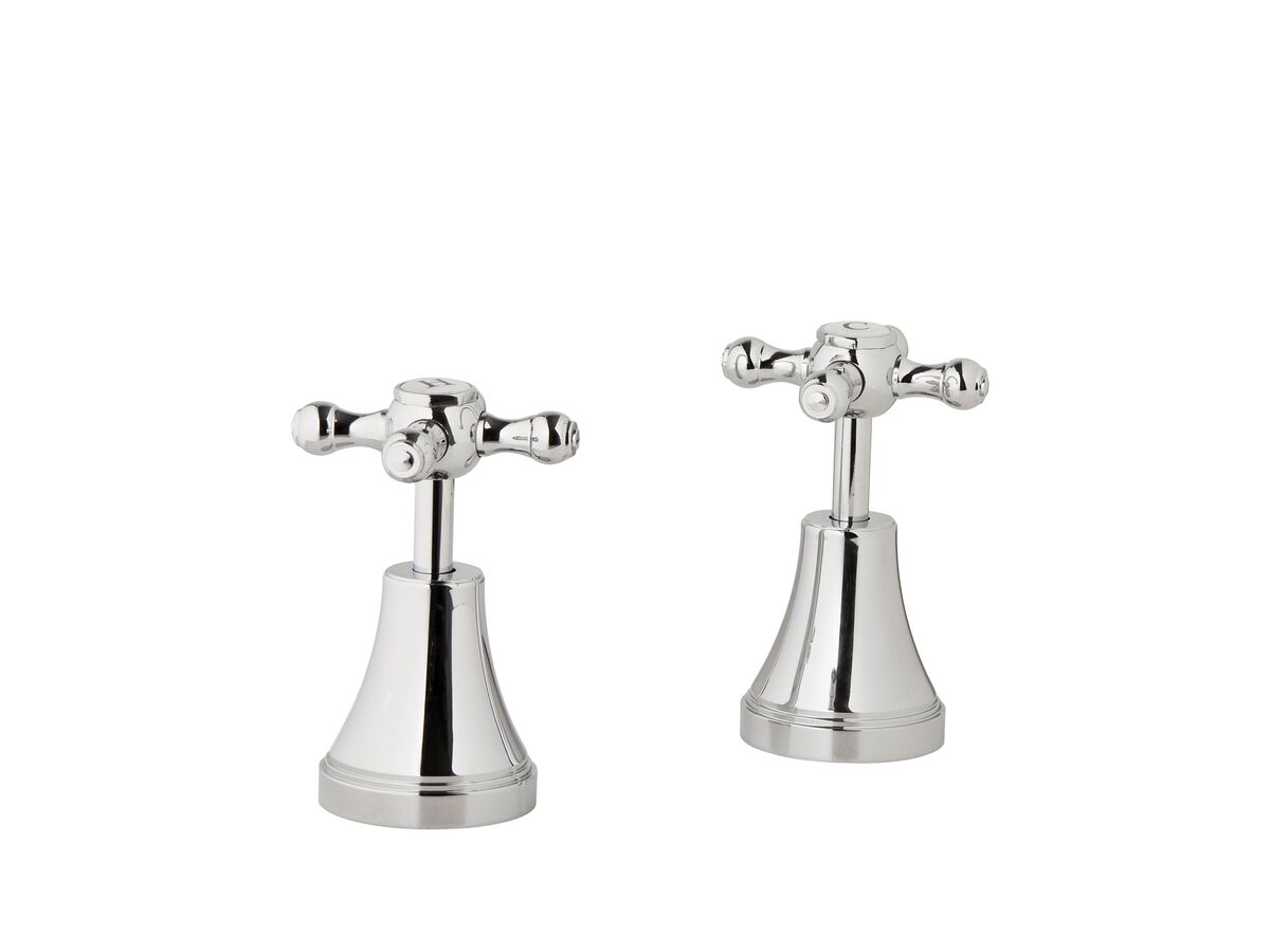 reece Kado Era Basin Top Assemblies Cross Handles Chrome