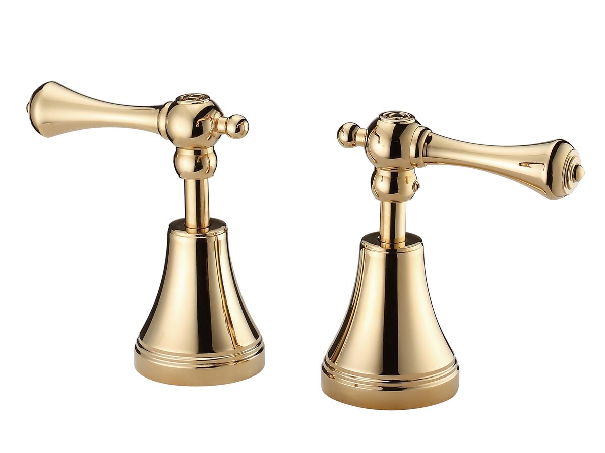 reece Kado Era Basin Top Assemblies Lever Handle Brass Gold