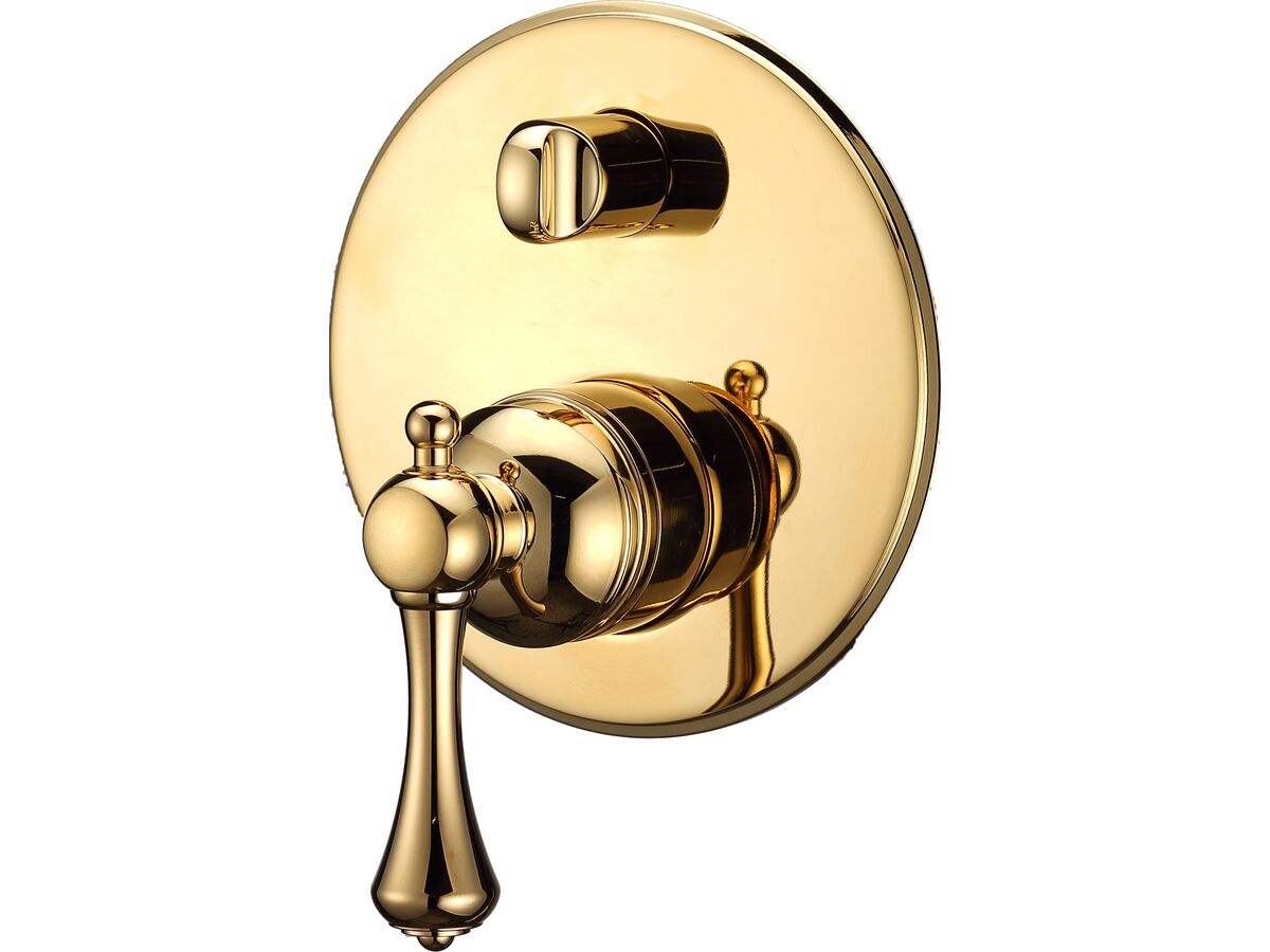 reece Kado Era Shower Mixer with Diverter Brass Gold