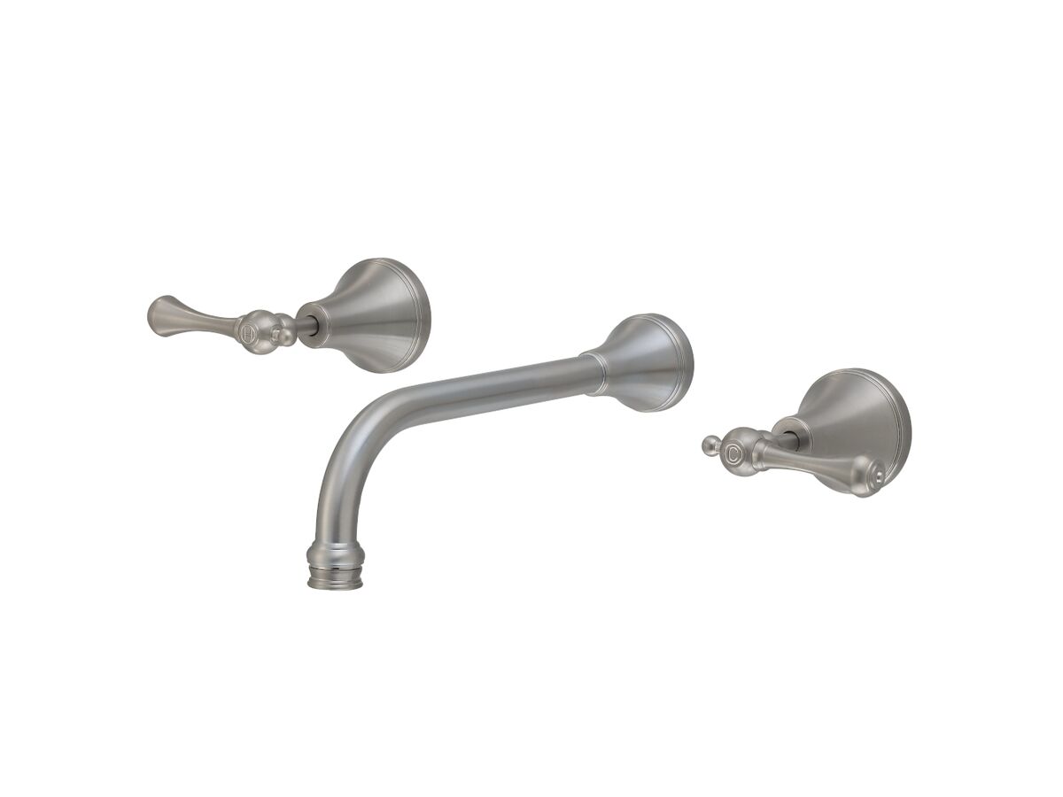 reece Kado Era Wall Basin Set 250mm Lever Handle Brushed Nickel (5 Star)