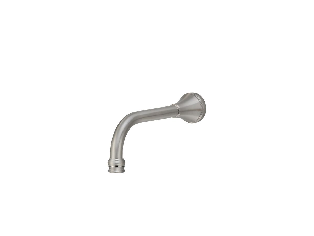 reece Kado Era Wall Bath Outlet 200mm Brushed Nickel