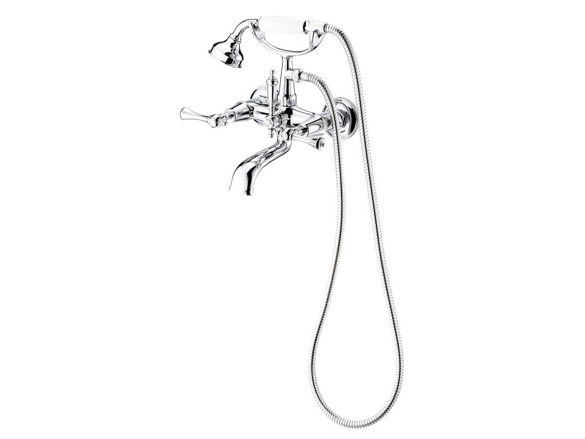 reece Kado Era Wall Mounted Telephone Bath Set Lever Handle Chrome (3 Star)
