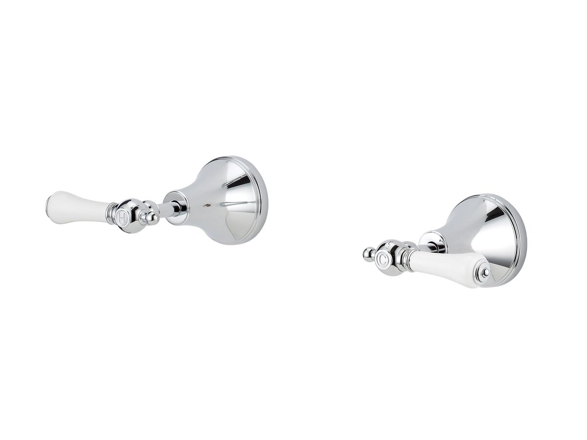 reece Kado Era Wall Top Assemblies Lever Porcelain Handle Chrome