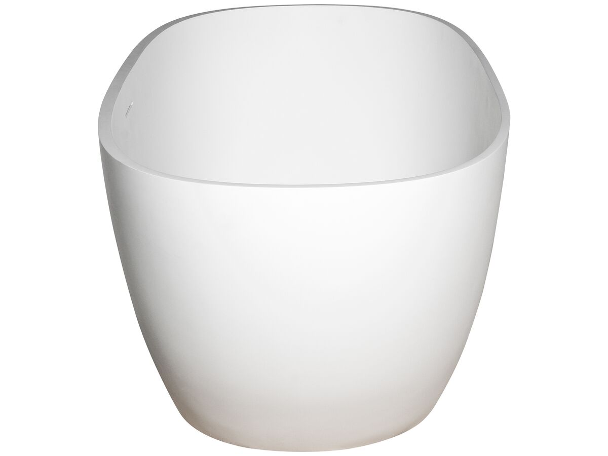 Reece Kado Lussi Cast Solid Surface Freestanding Bath With Plug & Waste 1700mm White