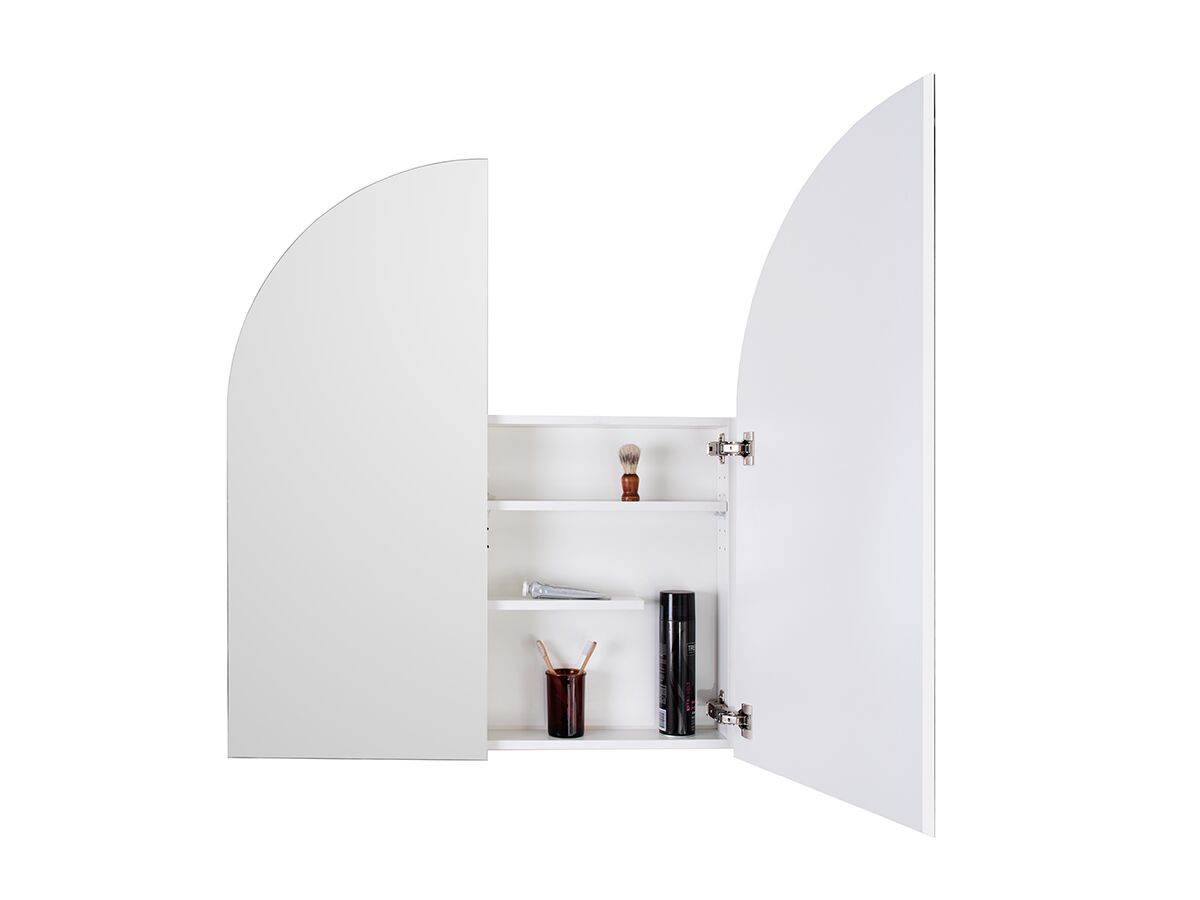 Reece Kado Neue Arch 900 X 1050mm 2 Door Mirrored Shaving Cabinet