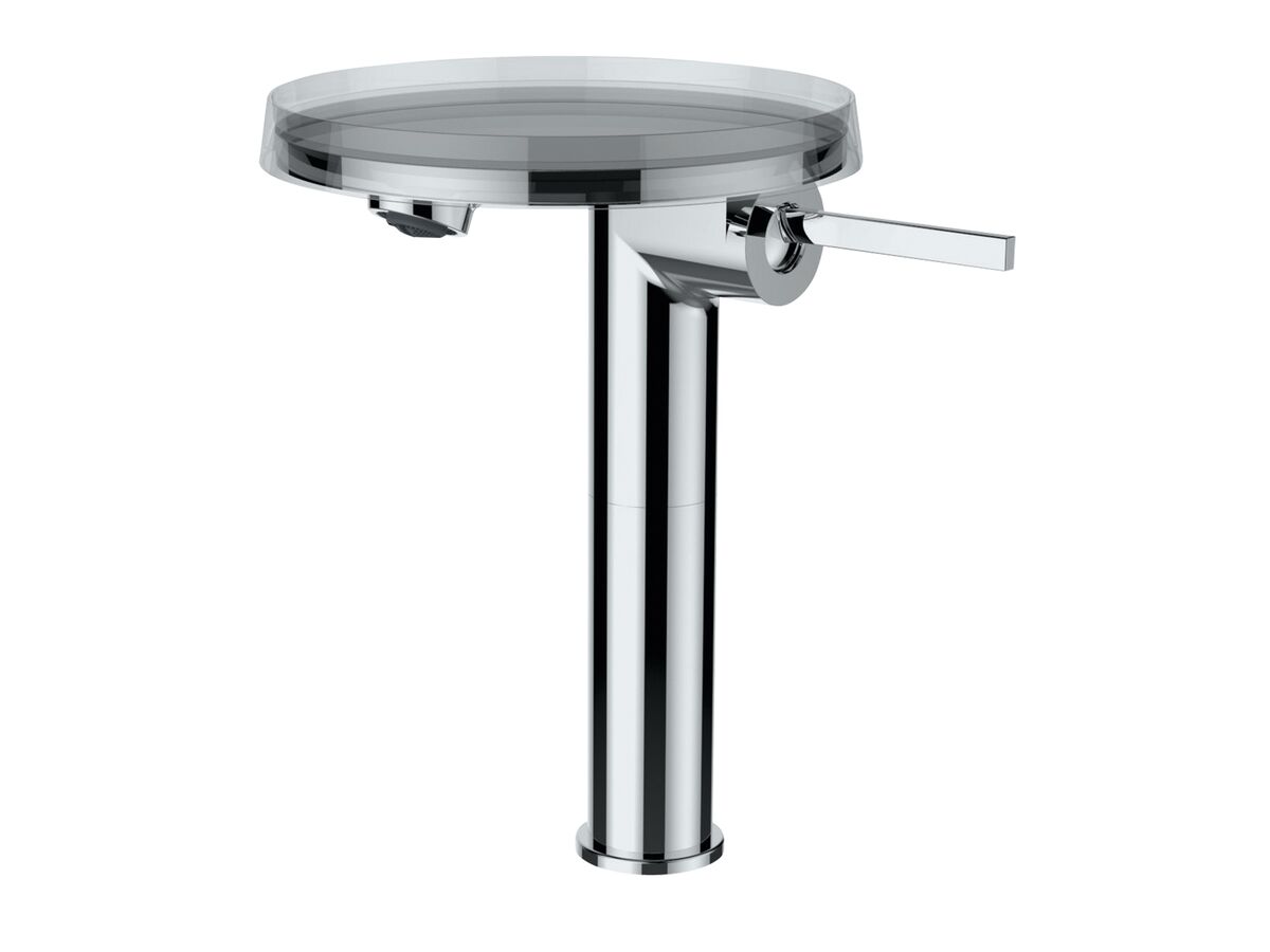 reece LAUFEN Kartell Disc Extended Height Basin Mixer Tap Chrome (4 Star)