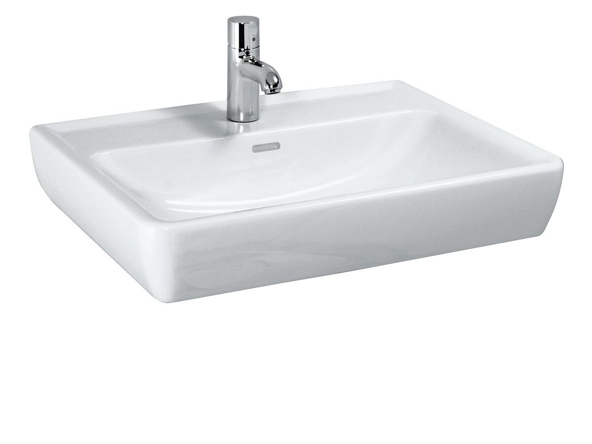 reece LAUFEN Pro A Wall Basin with Fixings 1 Taphole 550 x 480mm White