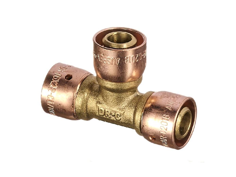 reece Lead Free Auspex Tee P-P-P 16mm x 16mm x 16mm