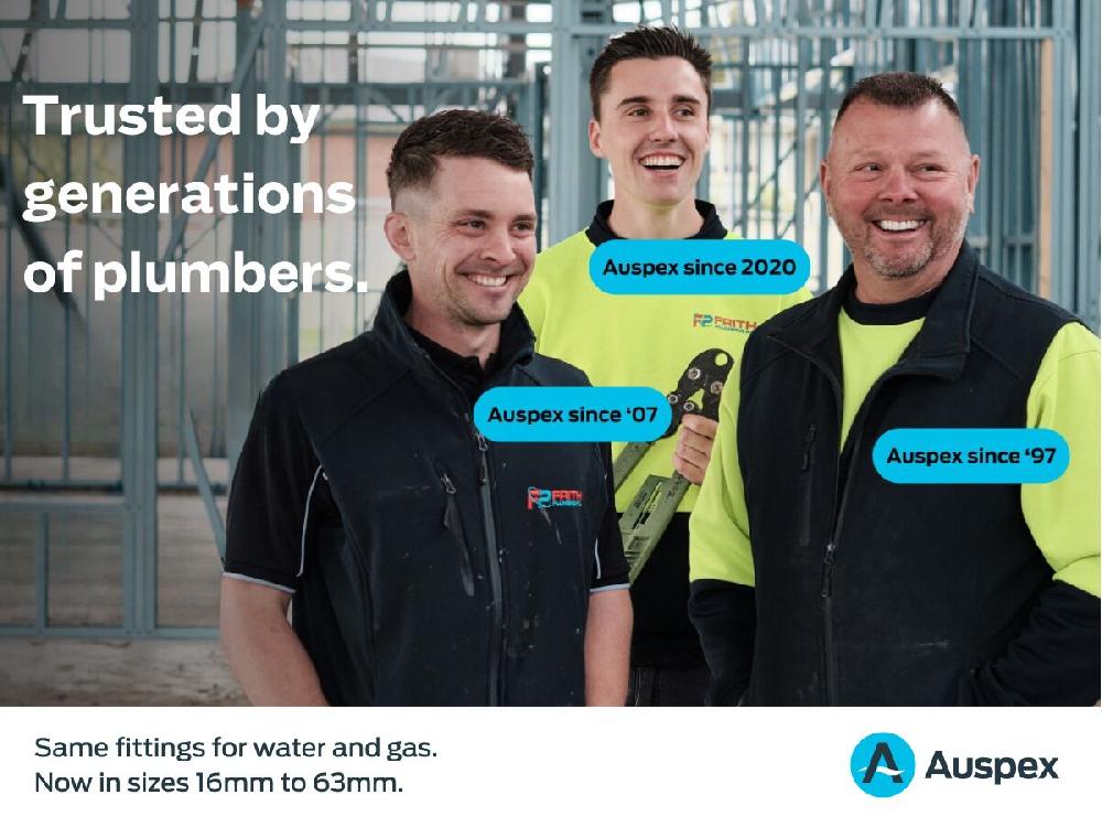 Reece Lead Free Auspex Tee P-P-P 20mm X 20mm X 20mm