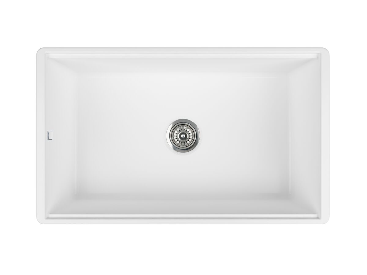 Reece Memo Harper Single Bowl Butler Sink 760mm Fireclay White