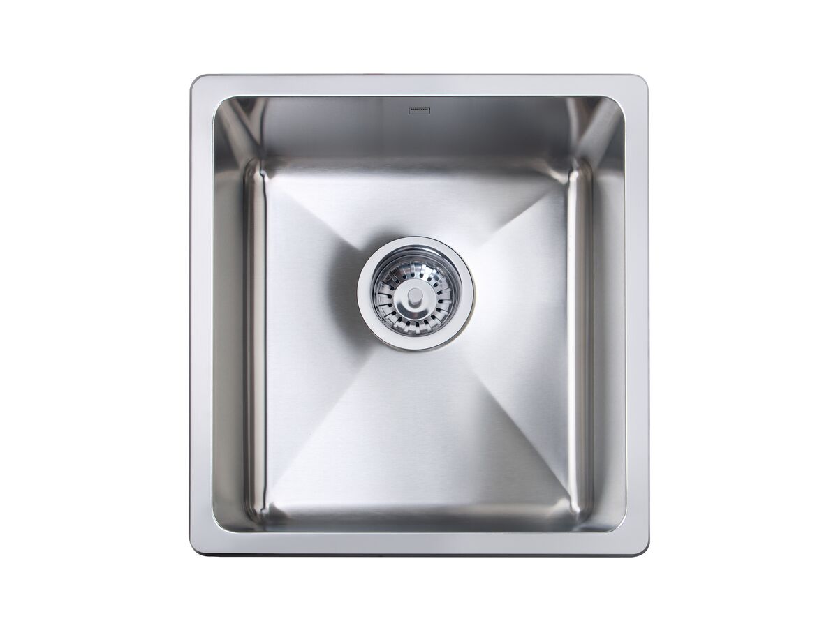 reece Memo Hugo Single Bowl Sink No Taphole Stainless Steel