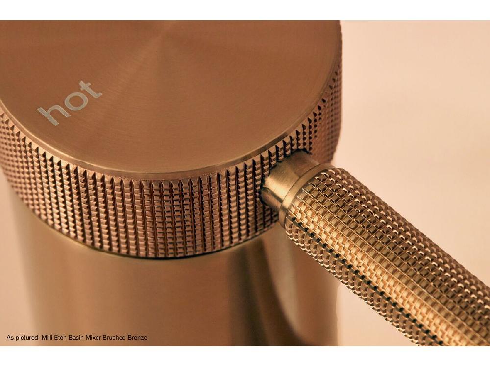Reece Milli Etch Basin Mixer Tap Brushed Bronze (6 Star) Lead Free
