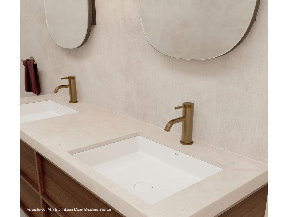 Reece Milli Etch Basin Mixer Tap Brushed Bronze (6 Star) Lead Free