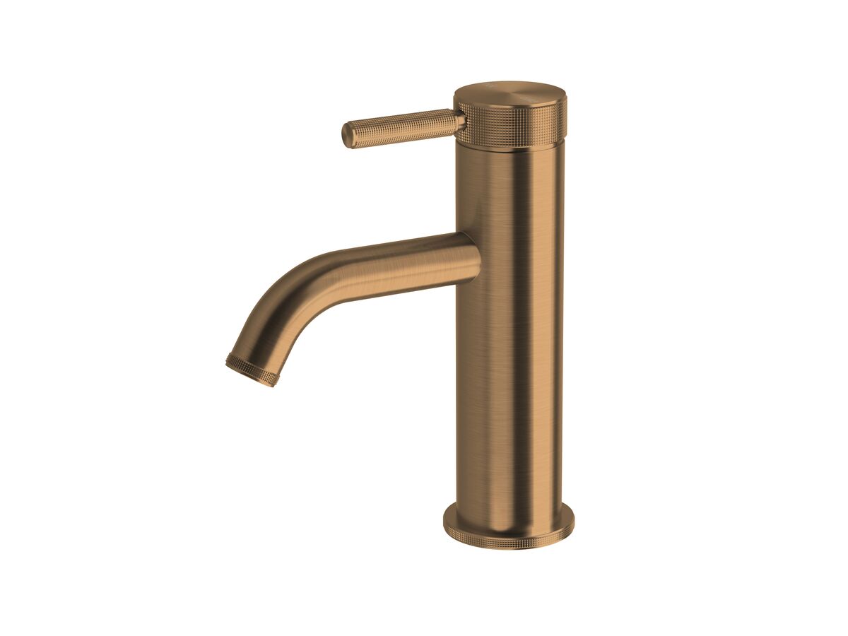 reece Milli Etch Basin Mixer Tap Brushed Bronze (6 Star) Lead Free