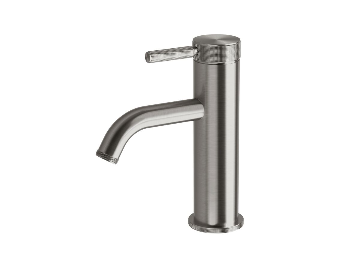 reece Milli Etch Basin Mixer Tap Brushed Gunmetal (6 Star) Lead Free