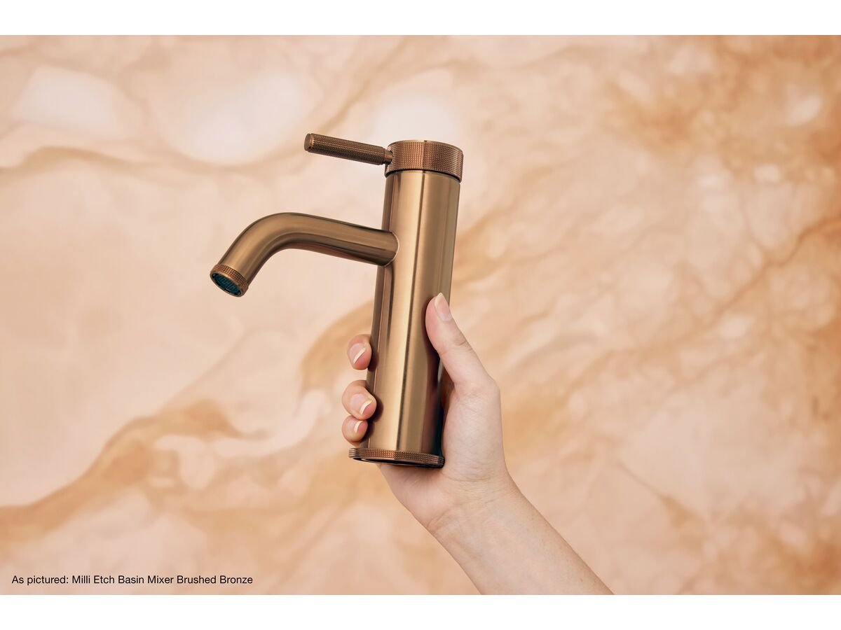 Reece Milli Etch Basin Mixer Tap Chrome (6 Star) Lead Free