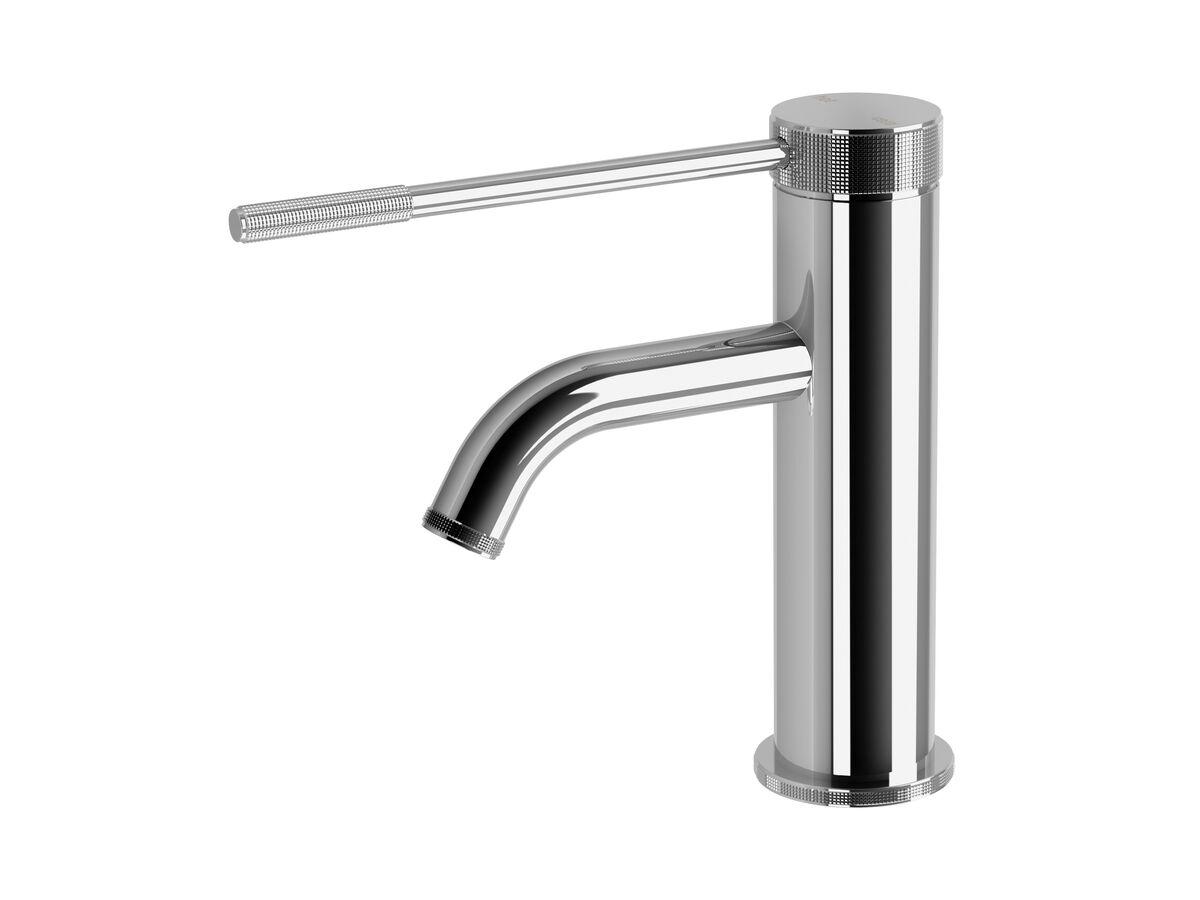 reece Milli Etch Basin Mixer Tap with Extended Lever Chrome (6 Star) Lead Free