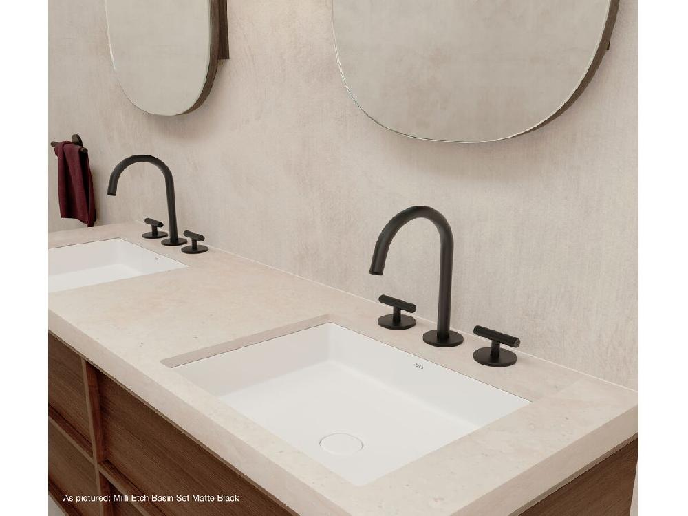 Reece Milli Etch Basin Tap Set Brushed Bronze (6 Star) Lead Free