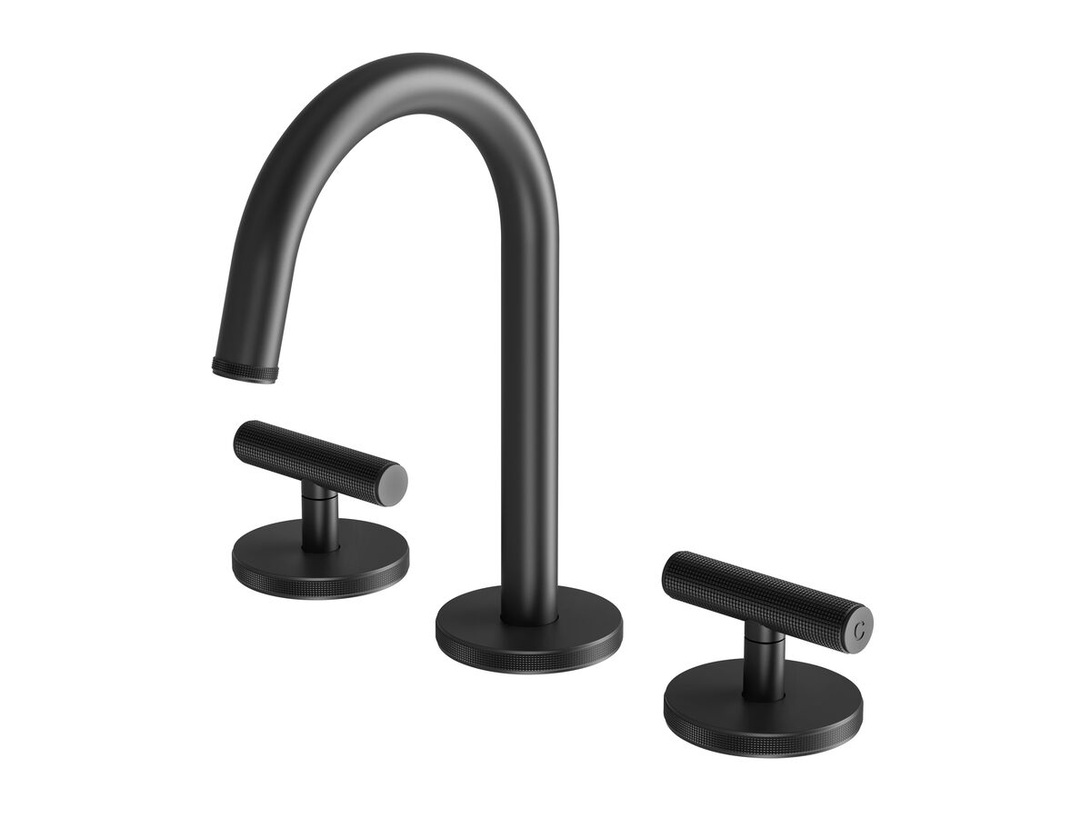 reece Milli Etch Basin Tap Set Matte Black (6 Star) Lead Free