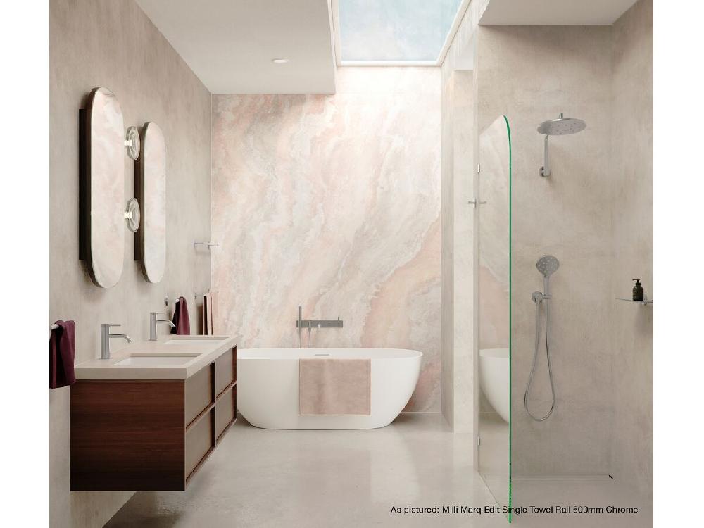 Reece Milli Etch Bath Mixer Tap System With Handshower Chrome (3 Star)