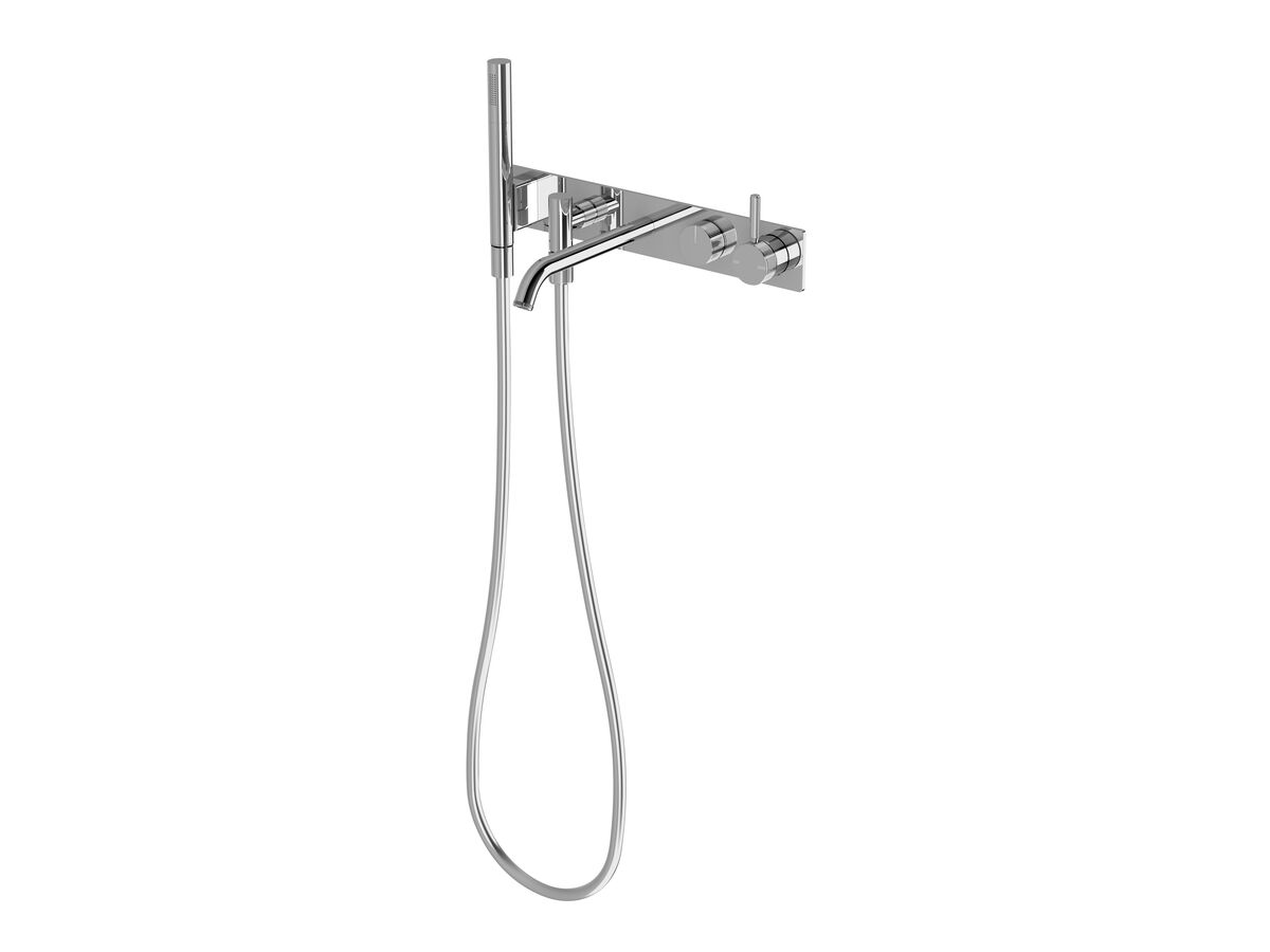 reece Milli Etch Bath Mixer Tap System with Handshower Chrome (3 Star)