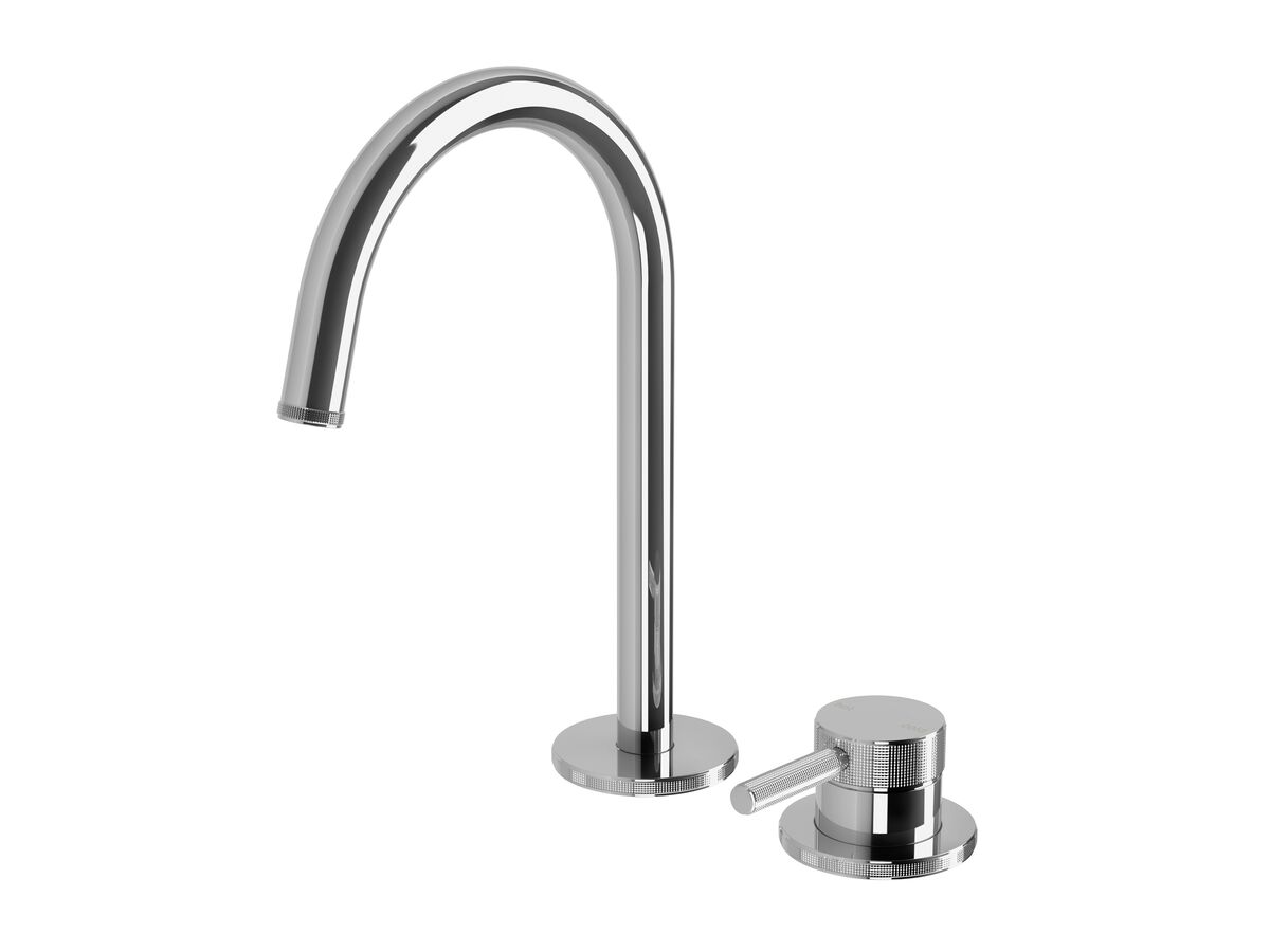 reece Milli Etch Hob Basin Mixer Set Chrome (6 Star) Lead Free