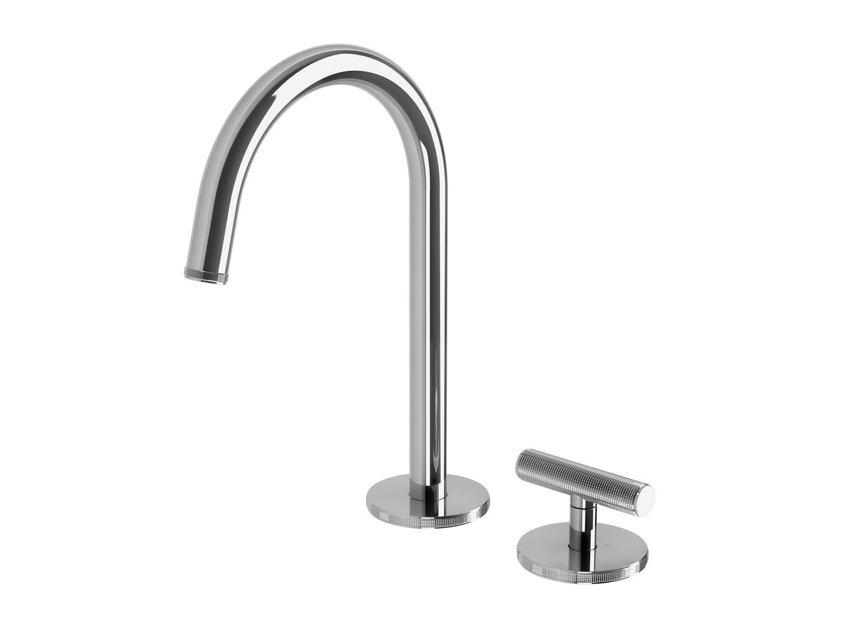 reece Milli Etch Progressive Hob Basin Mixer Tap Set Chrome (6 Star) Lead Free