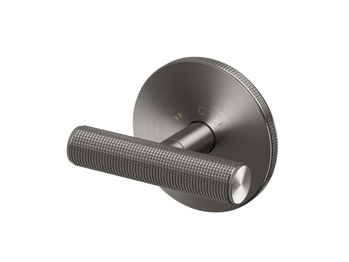 reece Milli Etch Progressive Shower Mixer Tap Brushed Gunmetal Lead Free