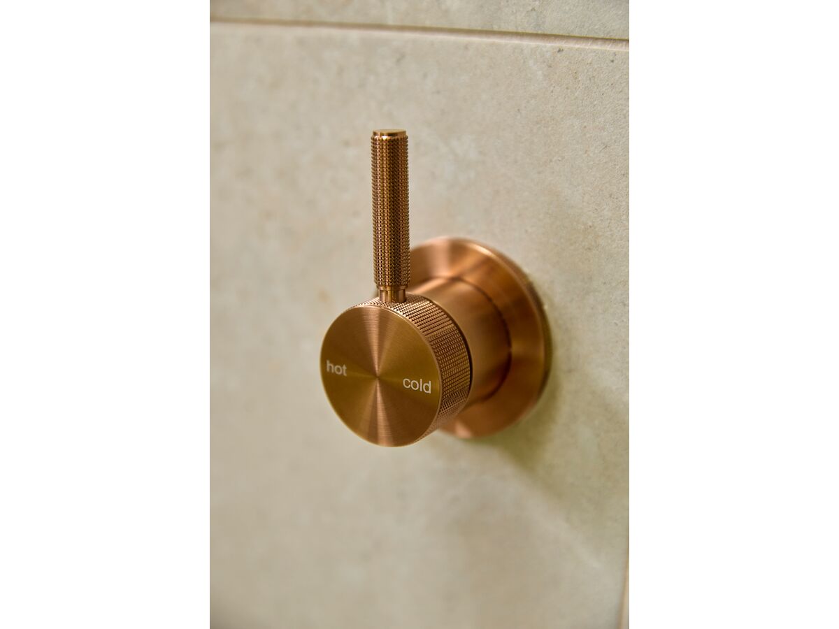 Reece Milli Etch Shower Mixer Kit Brushed Bronze Lead Free