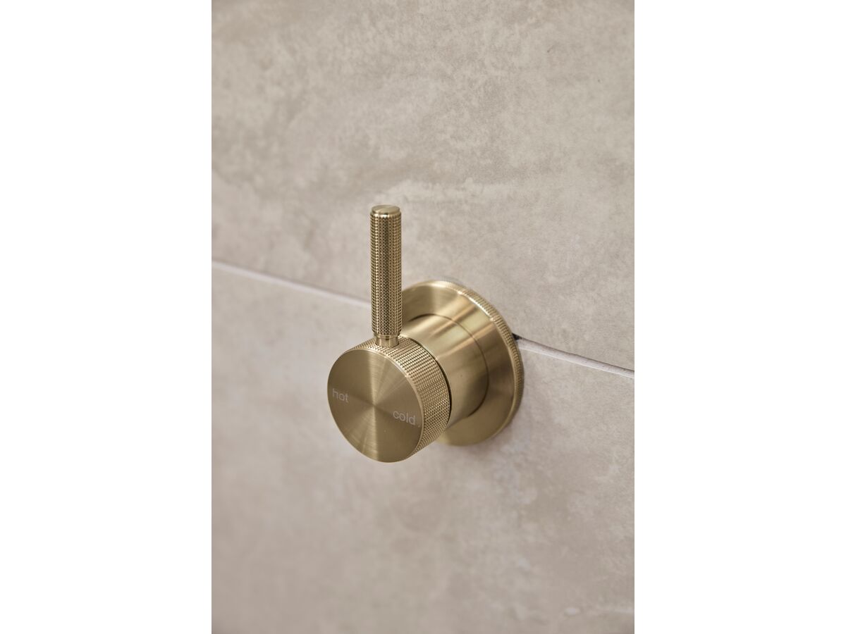 Reece Milli Etch Shower Mixer Kit Brushed Gold Lead Free