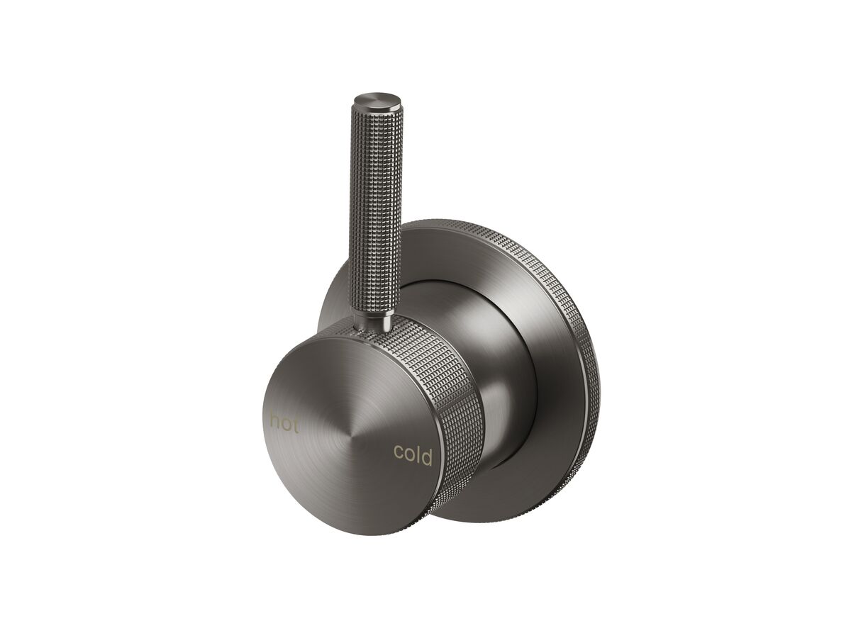reece Milli Etch Shower Mixer Kit Brushed Gunmetal Lead Free