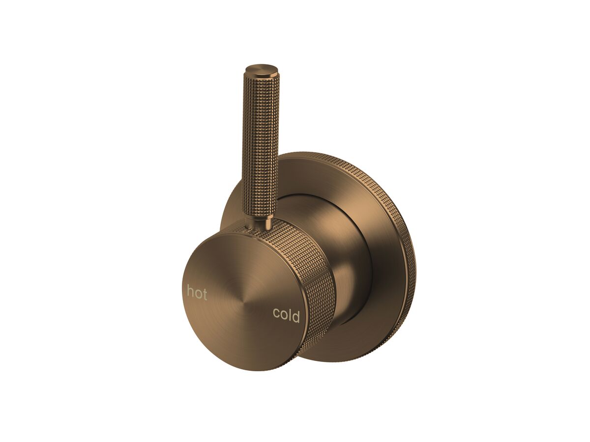 Reece Milli Etch Shower Mixer Tap Trimset Brushed Bronze Lead Free