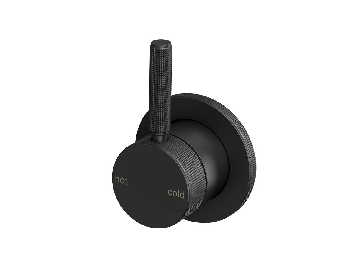 Reece Milli Etch Shower Mixer Tap Trimset Matte Black Lead Free