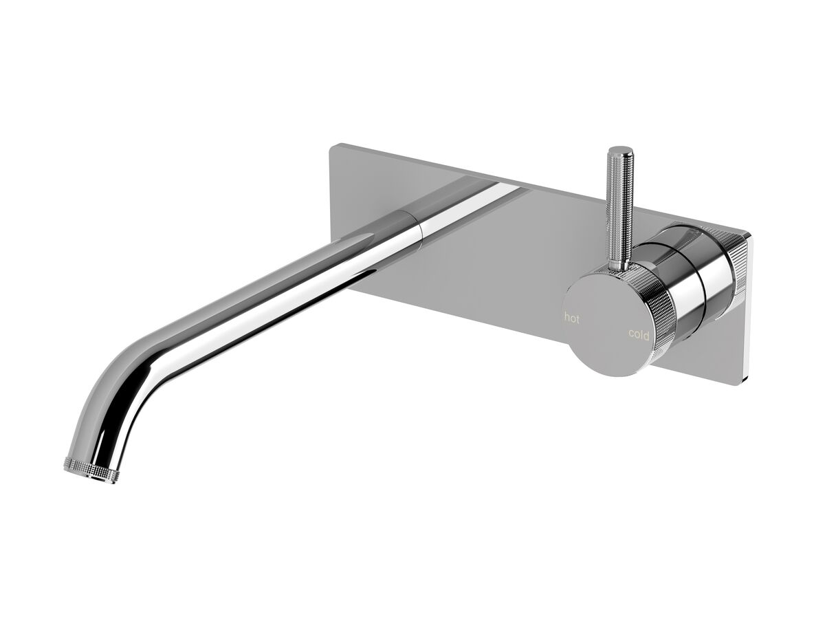 reece Milli Etch Wall Basin/Bath Mixer Tap Set Square Kit Chrome (6 Star) Lead Free