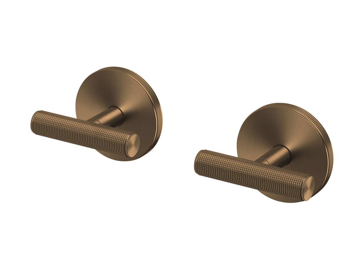 reece Milli Etch Wall Top Assemblies Brushed Bronze Lead Free