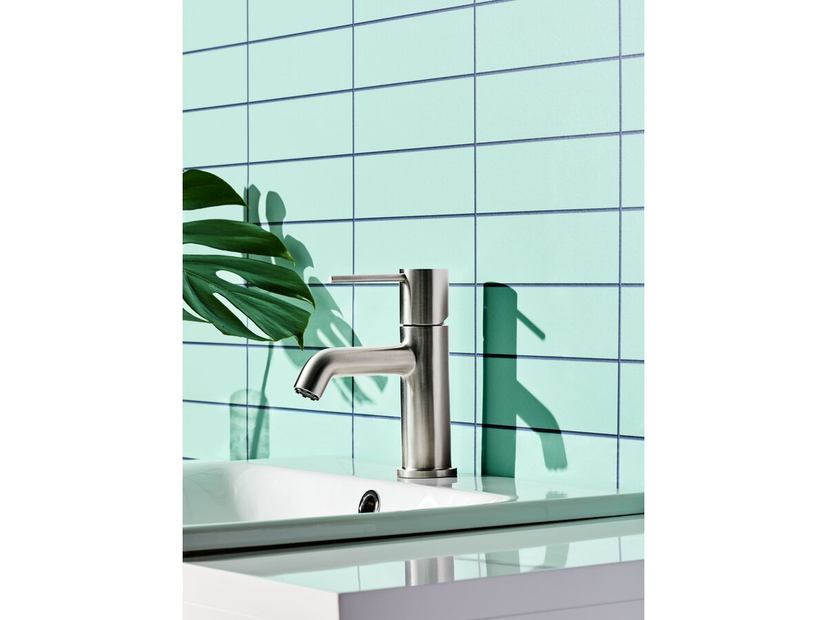 Reece Milli Inox Basin Mixer Tap Stainless Steel (5 Star)