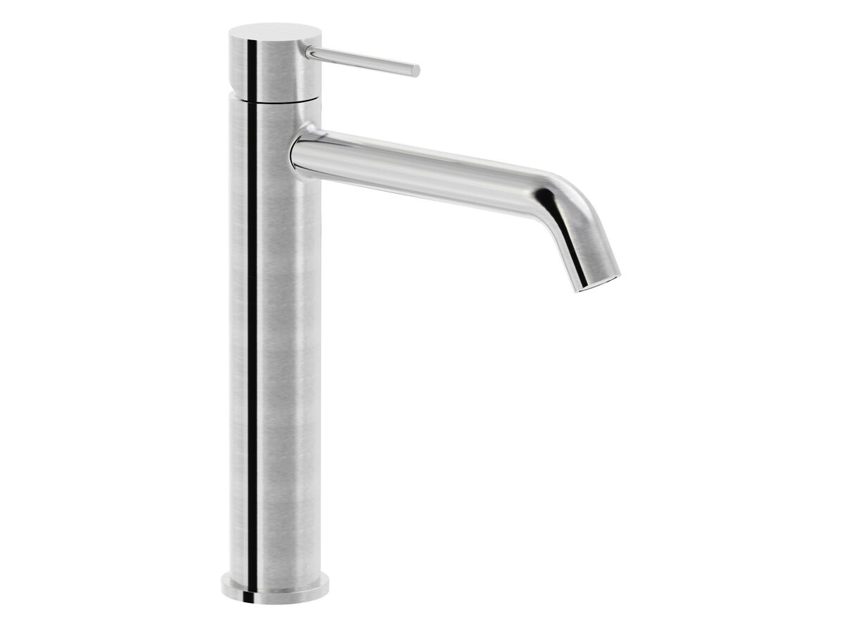reece Milli Inox Extended Basin Mixer Tap Stainless Steel (5 Star)