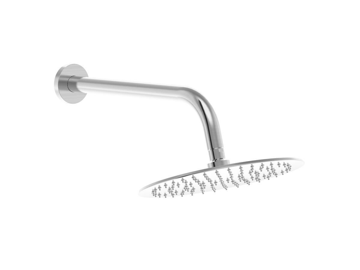 reece Milli Inox Overhead Shower 250mm with Arm Stainless Steel (3 Star)