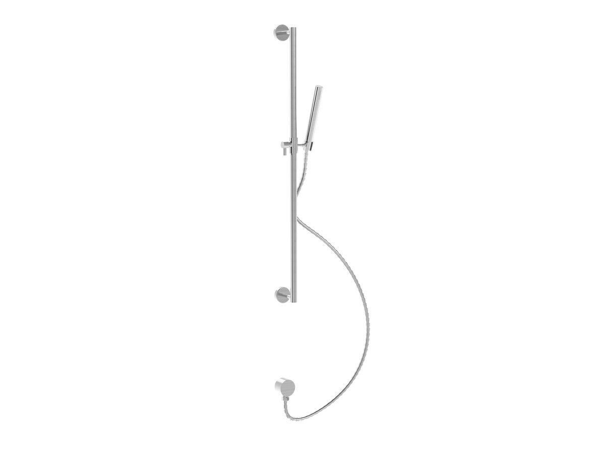 reece Milli Inox Single Rail Shower with Wall Water Inlet Stainless Steel (4 Star)