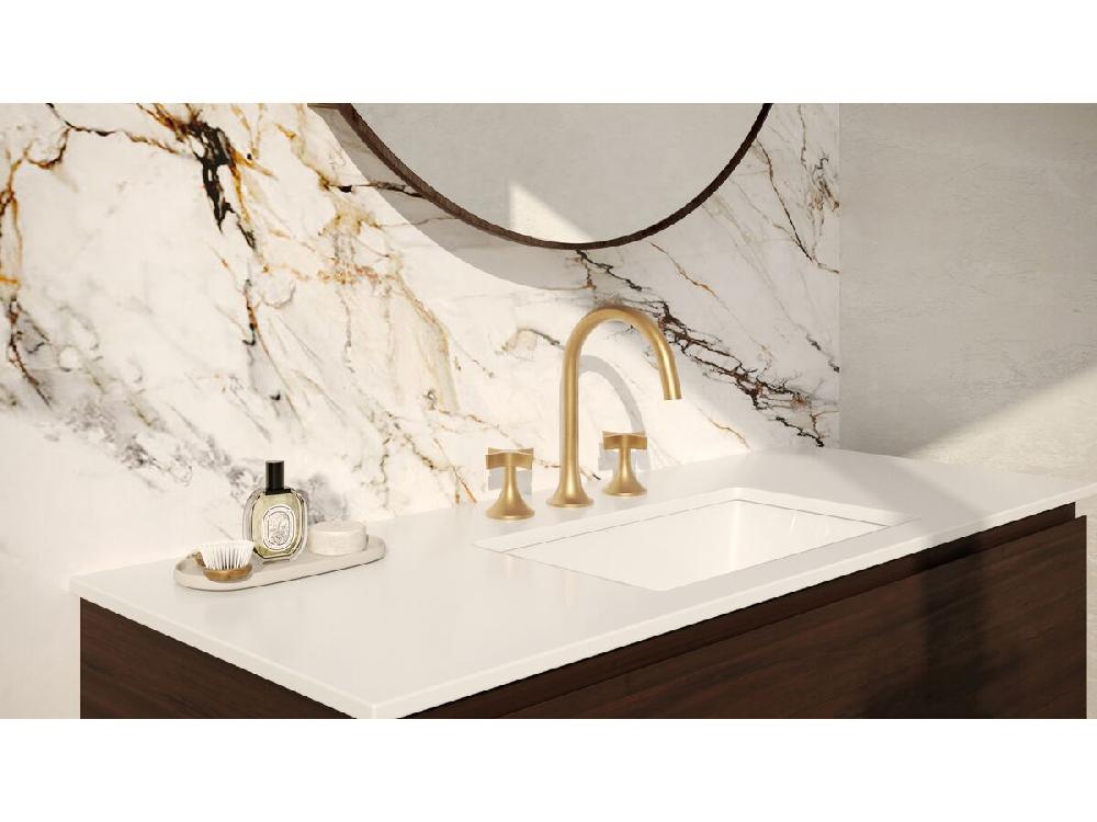 Reece Milli Oria Cross Basin Set PVD Brushed Gold (5 Star)