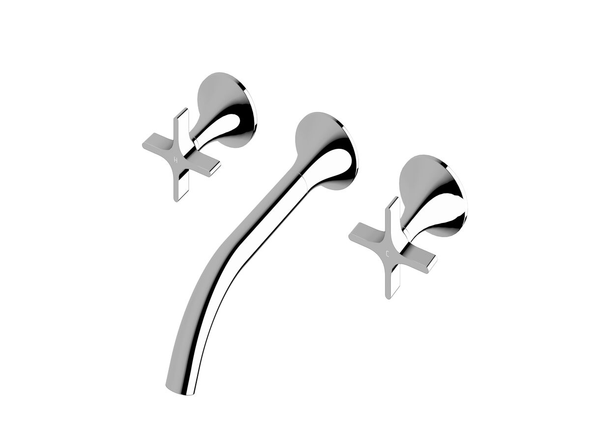 reece Milli Oria Cross Wall Bath Set 215 Chrome (5 Star)
