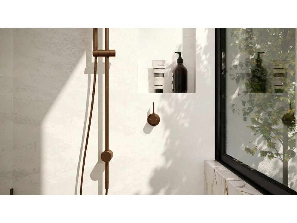 Reece Milli Oria Shower/Bath Wall Mixer PVD Brushed Bronze