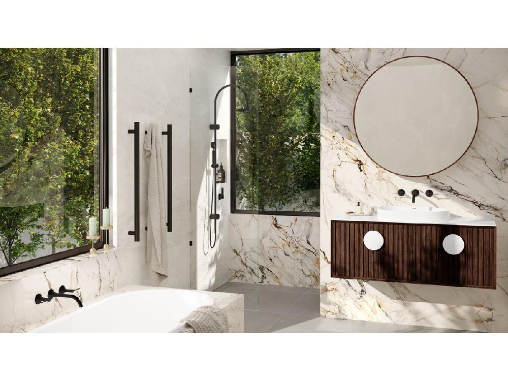 Reece Milli Oria Shower/Bath Wall Mixer PVD Matte Black