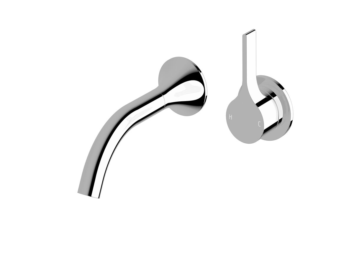 reece Milli Oria Wall Basin Mixer Outlet System 165mm Chrome (5 Star)