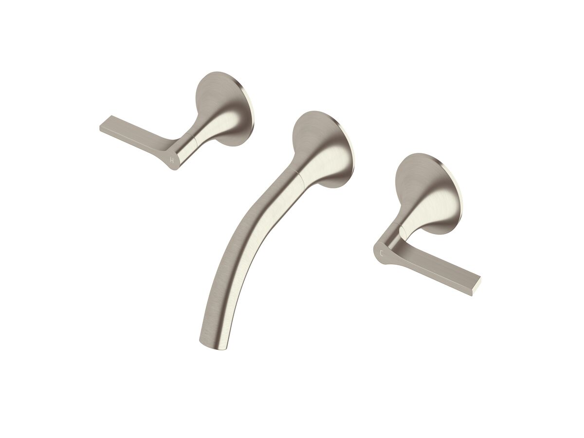 reece Milli Oria Wall Basin Set 165mm PVD Brushed Nickel (5 Star)