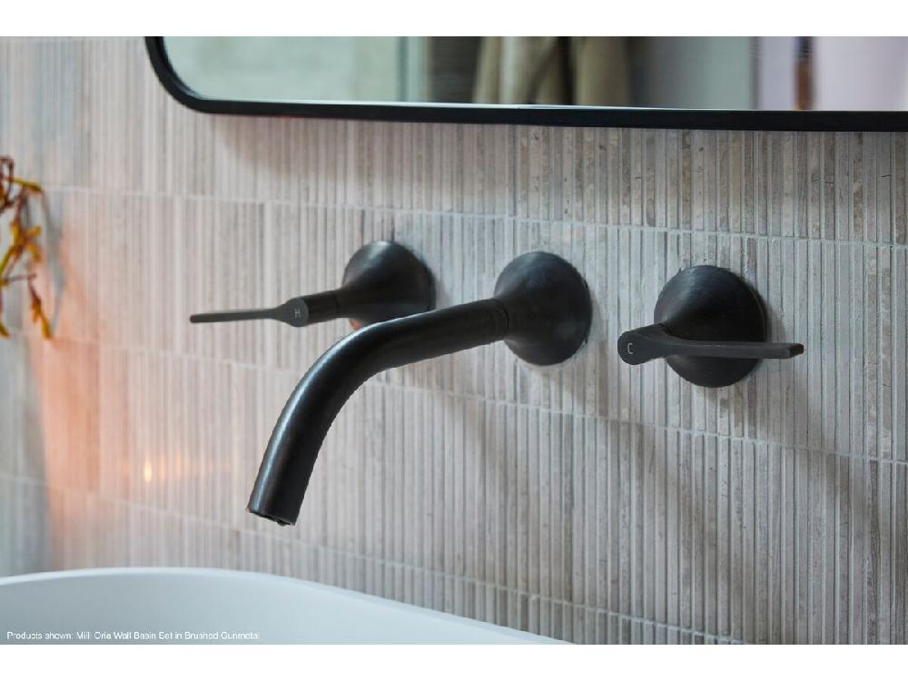 Reece Milli Oria Wall Bath Set 165mm PVD Brushed Bronze