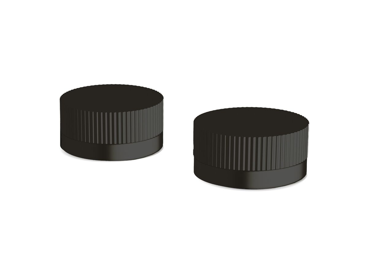 reece Milli Pure Basin Top Assembly Taps with Linear Textured Handles PVD Matte Black