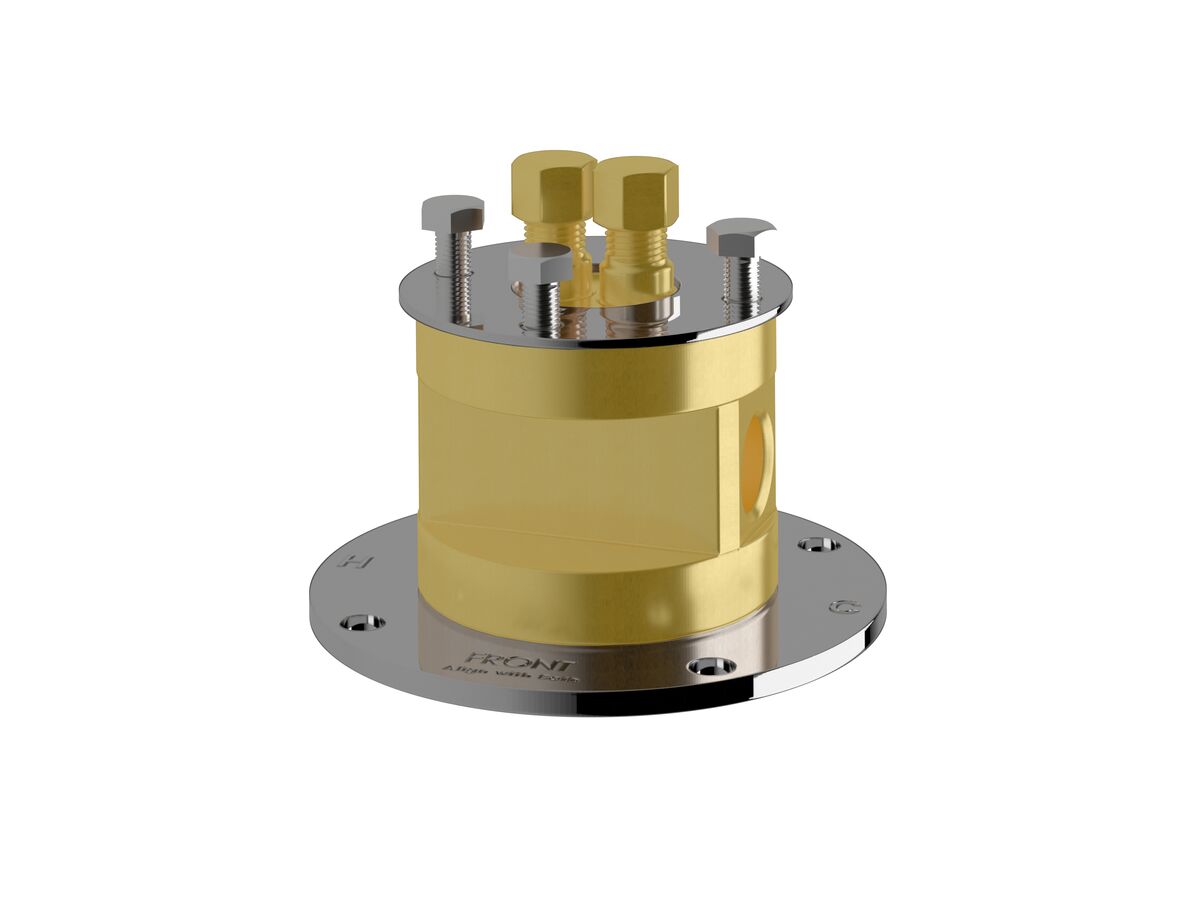 Reece Milli Pure Floor Mounted Basin Mixer Tap Kit With Linear Textured Handle Chrome (5 Star)