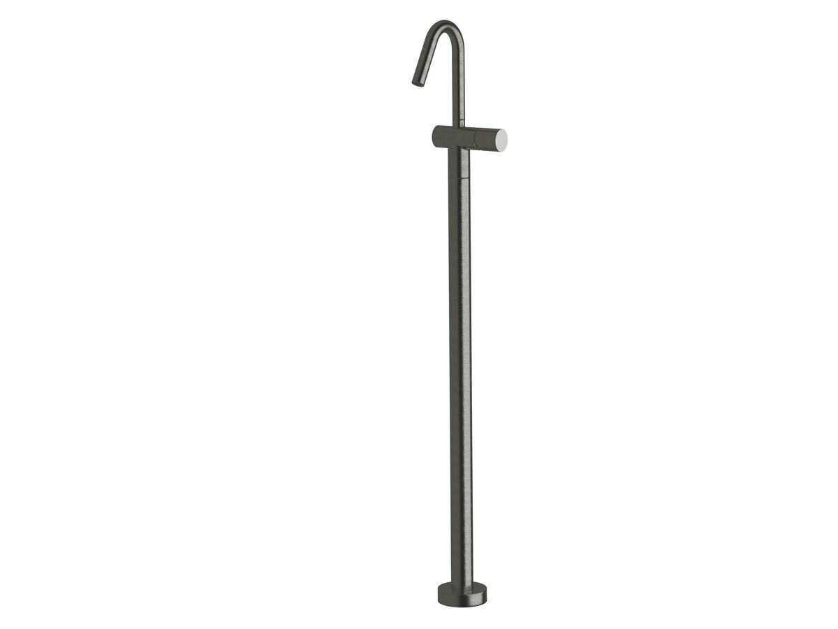 reece Milli Pure Floor Mounted Basin Mixer Tap Trimset PVD Brushed Gunmetal (5 Star)